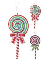 Homesmiths Christmas Lollipop Hang Deco 17cm Assorted 1 Piece