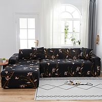 Slipcovers Stretch Sofa Cover Floral Print Couch Cover Dustproof Furniture Protector Super Soft Fabric Fit for Armchair/Loveseat/Three Seater/Four Seater/L shaped sofa miniinthebox - thumbnail