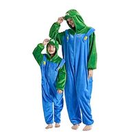 Adults' Kigurumi Pajamas Cartoon Animal Onesie Pajamas Funny Costume Terylene Cosplay For Men and Women Carnival Animal Sleepwear Cartoon miniinthebox - thumbnail