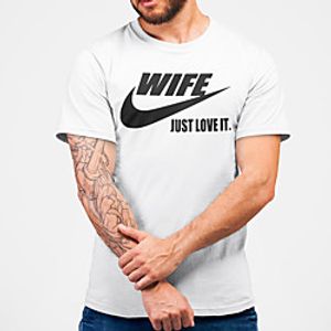 Men's Unisex Tee T shirt Hot Stamping Graphic Prints Letter Plus Size Print Short Sleeve Casual Tops Cotton Basic Fashion Designer Big and Tall White Lightinthebox