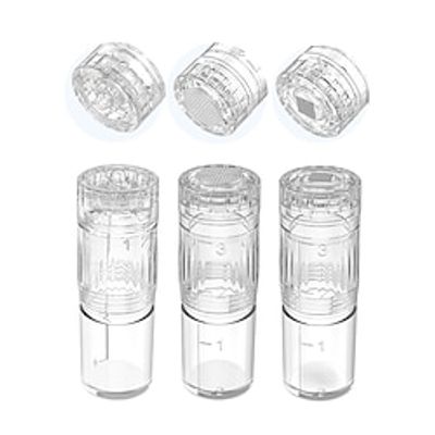 5PC'sbox Hydra pen H3 Cartridge 3ml Automatic Import Serum Applicator Hydra Roller Dermapen Microneedling Pins 12  Round nano  Silicone Nano Lightinthebox