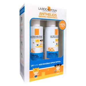 La Roche Posay Anthelios Dermo-Pediatrics UVMune 400 Invisible Spray SPF50+ Pack 2x200ml