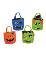 Homesmiths Halloween Felt Character Bags With Hang Tag Assorted 1 Piece