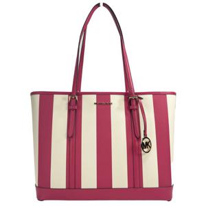 Michael Kors Jet Set Travel Large TZ Shoulder PVC Tote Bag Purse Pink - 28206