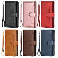 Phone Case For Samsung Galaxy S23 S22 S21 S20 Plus Ultra Note 20 Ultra Wallet Case with Stand Holder Magnetic Full Body Protective Retro TPU PU Leather Lightinthebox - thumbnail
