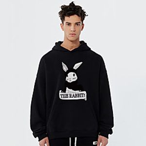 Unisex Hoodie Cartoon Print Casual Casual Hoodies Sweatshirts  Blue Yellow Khaki Lightinthebox
