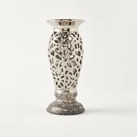 Decorative Ceramic Pillar Candleholder - 28 cms