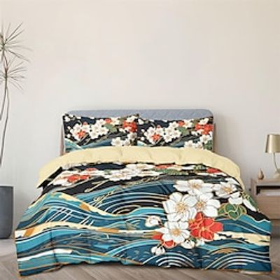 100% Cotton Duvet Cover Set Geometric heart-shaped Pattern Comforter Set Soft 3-Piece Luxury Bedding Set Home Decor Gift King Queen Full Sizehree Piece Set Lightinthebox