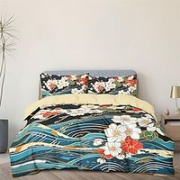 100% Cotton Duvet Cover Set Geometric heart-shaped Pattern Comforter Set Soft 3-Piece Luxury Bedding Set Home Decor Gift King Queen Full Sizehree Piece Set Lightinthebox - thumbnail