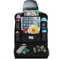 StarFire Car Seat Organizer with 10.5 Inche Tablet Holder 9 Pockets for Kids Baby Gift Car Backseat Organizer Protectors and Storage Automotive Travel Accessories Black 1 Pack Lightinthebox - thumbnail