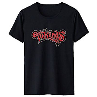 Men's Unisex Tee T shirt Hot Stamping Graphic Prints Letter Plus Size Print Short Sleeve Casual Tops Cotton Basic Fashion Designer Big and Tall White Black Gray miniinthebox