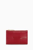 Zipped Card Case in Intrecciato Nappa - thumbnail