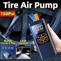 150PSI Handheld Car Air Compressor Pump Tire Inflatable Pump Portable Air Compressor Digital Auto Tire for Motorcycle Bicycle Car Tyre Balls Inflator Equipment Car Tools Lightinthebox - thumbnail