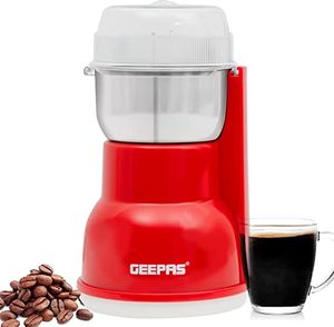 Geepas 180W Electric Coffee Grinder-(Red)-(GCG5440)