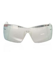 Frankie Morello Sleek Silver Shield Sunglasses (FRMO-22091)
