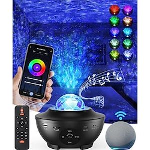 Star Galaxy Projector Light Projector Light Stage Lights Star Light Projector Laser Light Projector Smart App Control Party Bedroom Decor Christmas Gift RGB Lightinthebox