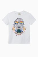 Tiger with Hat & Sunglasses Cotton  T-Shirt - thumbnail