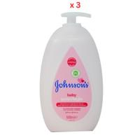 Johnson's Baby Lotion 500ml Pack Of 3 Johnson's Baby Lotion 500ml Pack Of 3
