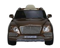 Megastar Premium Licensed Bentley Bentayga 12 V With Leather Seats And Rubber Tyres - Metalic Pinted Bronze (UAE Delivery Only)