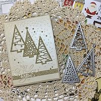 Christmas Tree Decorations Metal Cutting Dies Stencils For DIY Scrapbooking Decorative Embossing DIY Paper CardsDIY Materials miniinthebox - thumbnail