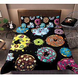 Colorful Tie Dye Duvet Cover Set Boho Hippie Bedding Set Rainbow Tie Dyed Comforter Cover Queen 3 Pieces for Kids Teens Adults 1 Lightinthebox