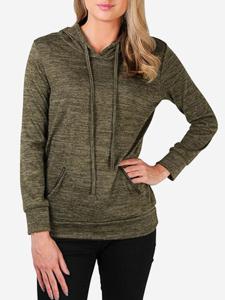 Casual Pockets Hooded Women Hoodies