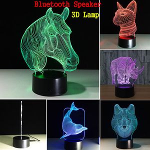 Night Light with Wireless Bluetooth Speaker