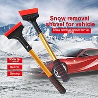 Car Snow Shovel Car Snow Brush EVA Cotton Anti-freeze Handle Aluminum Alloy Rod De-icing Defrost Car Snow Broom Ice Scraper Lightinthebox - thumbnail