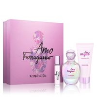 Salvatore Ferragamo Amo Ferragamo Flowerful (W) Set Edt 100ml + Edt 10ml + Bl 100ml