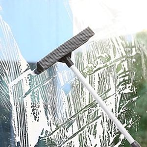 Window Cleaning Brush Glass Wiper for Bathroom Mirror Adjustable Long Handle Window Cleaner Squeegee Wiper Home Cleaning Tools miniinthebox