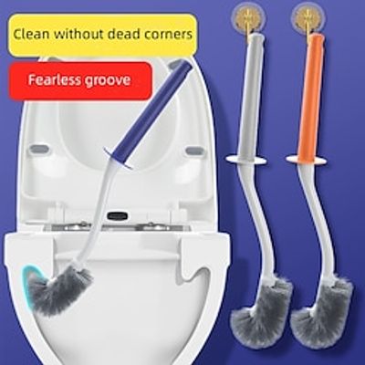 Toilet Brush For Household Use No Dead Corners No Punching In The Bathroom Cleaning Tool Wall Mounted Toilet Brush Hard Bristled Lightinthebox Toilet Brush For Household Use No Dead Corners No Punching In The Bathroom Cleaning Tool Wall Mounted Toilet Brush Hard Bristled Lightinthebox