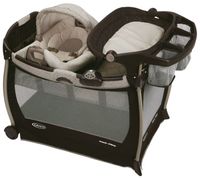 Graco Pack n Play Paris Playard with Cuddle Cove Elite Rocking Seat (1 With Free Gift - thumbnail