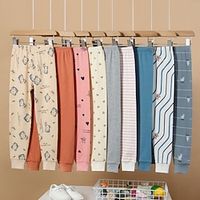Kids Girls' Loungewear CX-L solid color heather gray CX-L solid color lake blue CX-L milky white cherry Solid Color Cartoon Spring Fall Adorable Home 7-13 Years Lightinthebox - thumbnail