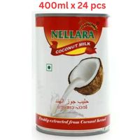 Nellara Coconut Milk (Liquid) 400ML Can (Pack of 24)