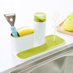 Fruits Vegetables Water Draining Pan Tray Kitchenware Bathroom Storage Organizer