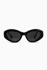 09 Oval Cat-eye Sunglasses