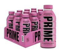 Prime Hydration Strawberry Watermelon Energy Drink 500ml x 12