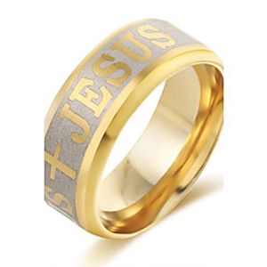 Band Ring Golden Silver Fashion Vintage 6 7 8 9 / Women's / Men's / Crystal miniinthebox