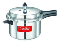 Prestige Popular Aluminium Outer Lid Pressure Cooker, 5.5 Litres, Silver, MPP10100