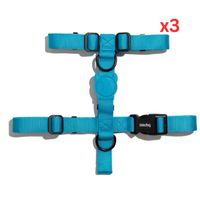 Zee.Dog Ultimate Blue H-Harness Extra Small (Pack of 3)