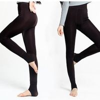 Women Winter Thick Thermal Fleece Lined Stretchy Leggings Pants Elastic Pantyhose