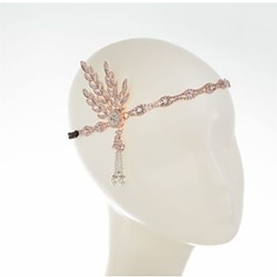 Head Jewelry Masquerade Flapper Headband Retro Vintage 1920s Alloy For The Great Gatsby Cosplay Carnival Women's Costume Jewelry Fashion Jewelry Lightinthebox