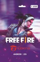 Free Fire 1 USD - 100 Diamonds (Digital Code)