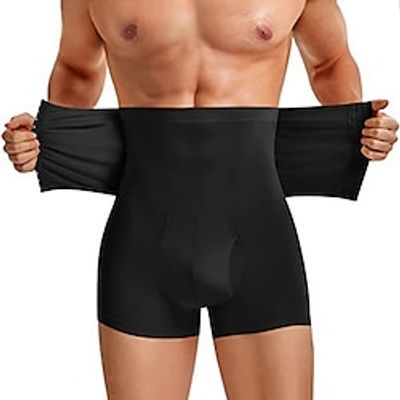 Men's Active Shorts Compression Shorts Running Shorts Gym Shorts Sports Going out Weekend High Stretch Sweat wicking Compression Tummy Plain Short Gymnatics Activewear Black Khaki Micro-elastic Lightinthebox