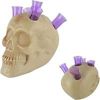 6-piece set of Halloween Skull Decoration Holiday Skull Bar Bar Tube KTV Ghost Head Wine Home Decoration Accessories Lightinthebox - thumbnail