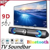 Wireless Bluetooth Soundbar  Hi-Fi Stereo Speaker Upgraded Version Of High Sound Quality For SmartPhone/Tablet/Computer TVHome Theater TV Strong Bass Sound Bar With Remote Control miniinthebox - thumbnail