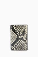 Darwin Bi-Fold Wallet in Snake-Print Leather - thumbnail