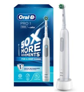 Oral B D305.513.1 Pro 1 -1000 Oral B Power Toothbrush White