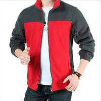 Outdoor Patchwork Inside Thicken Fleece Jackets - thumbnail