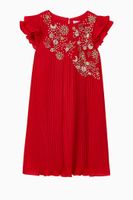 Ariel Pleated Shift Dress - thumbnail